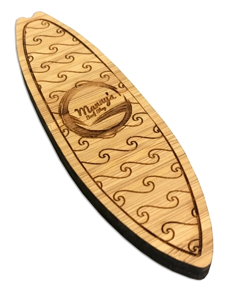 Bamboo Magnet - Laser Etched with Strong Disc Magnet 3