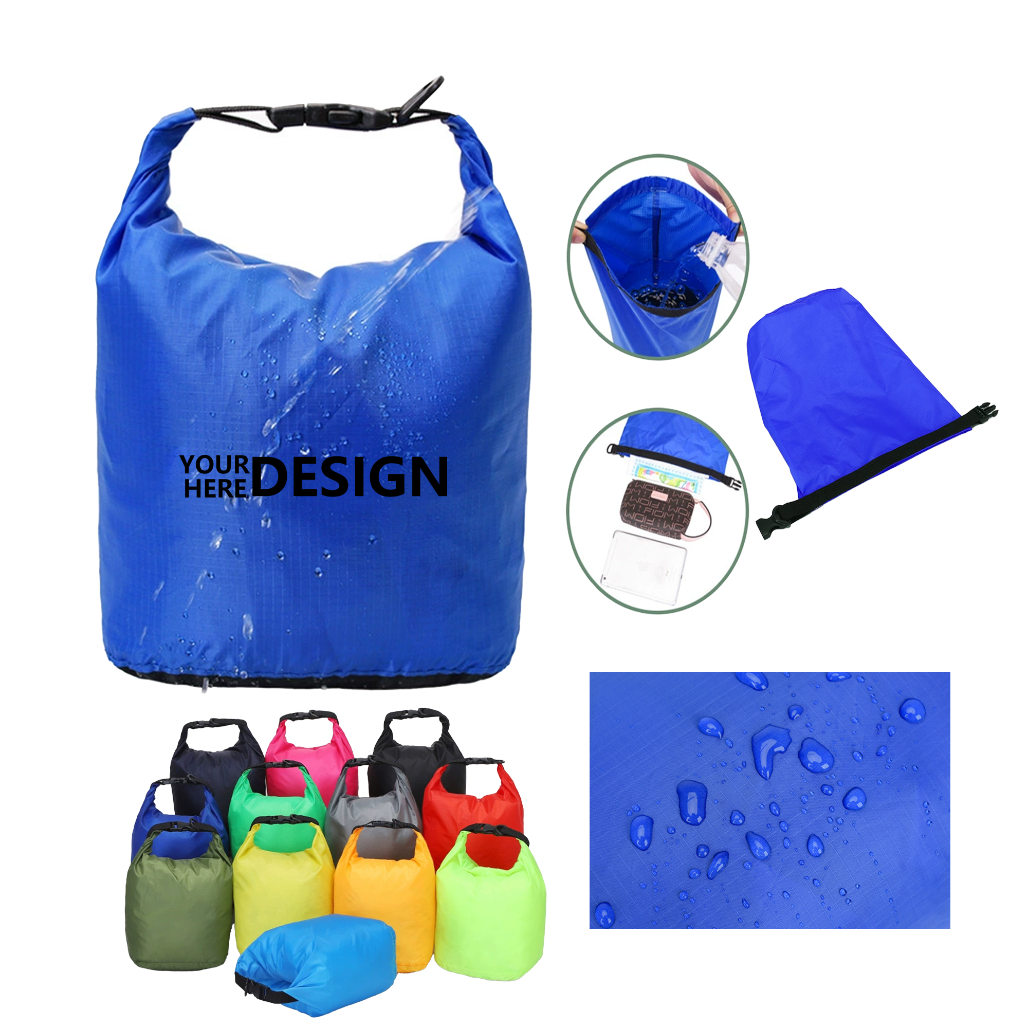 Portable Polyester Tote with Water-Resistant Design 1