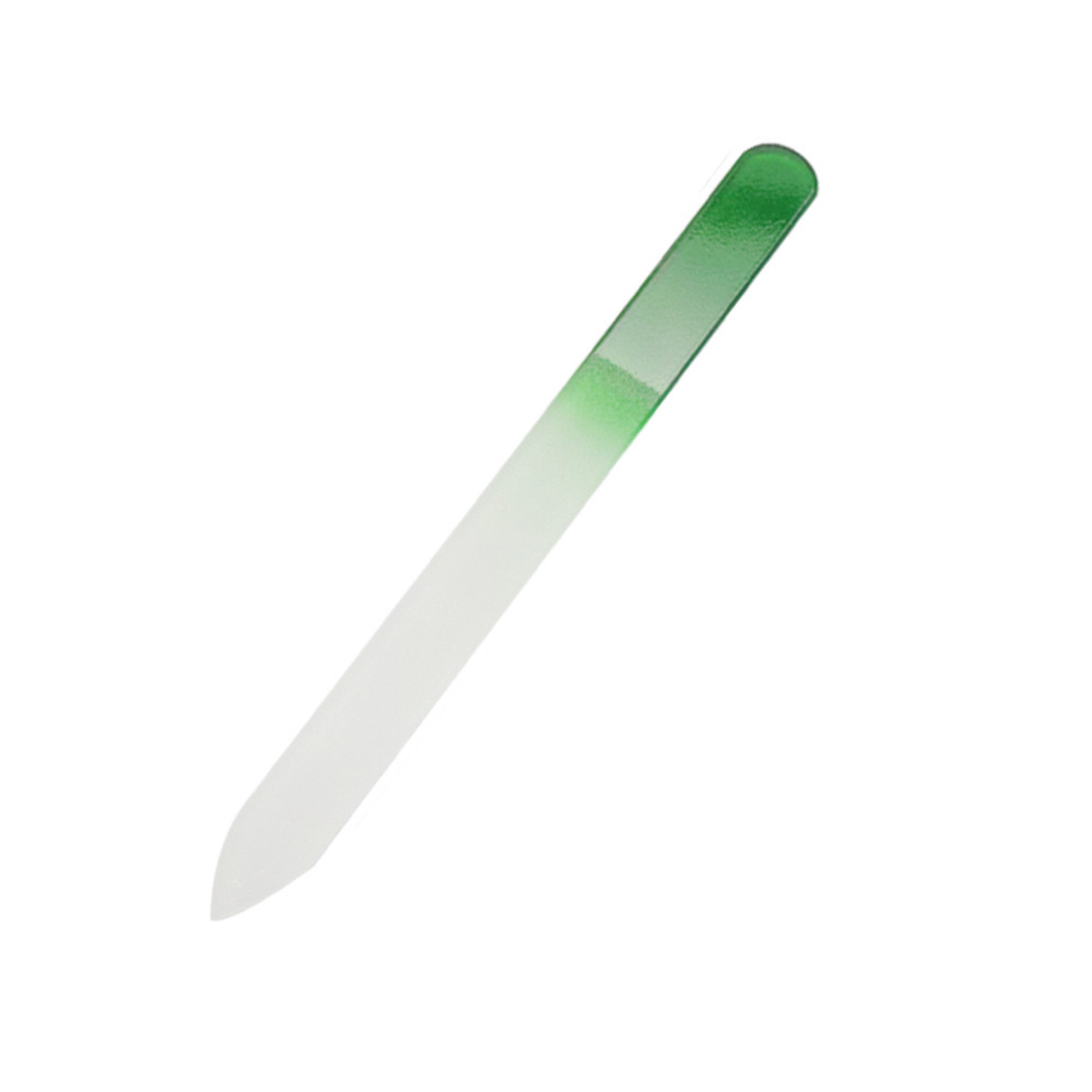 5 1/2" Premium Tempered Glass Nail File in Clear Sleeve 7