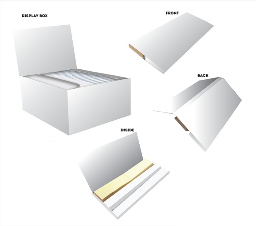 1 1/4 Hemp Rolling Papers with Tips – Customize Entire Booklet 1