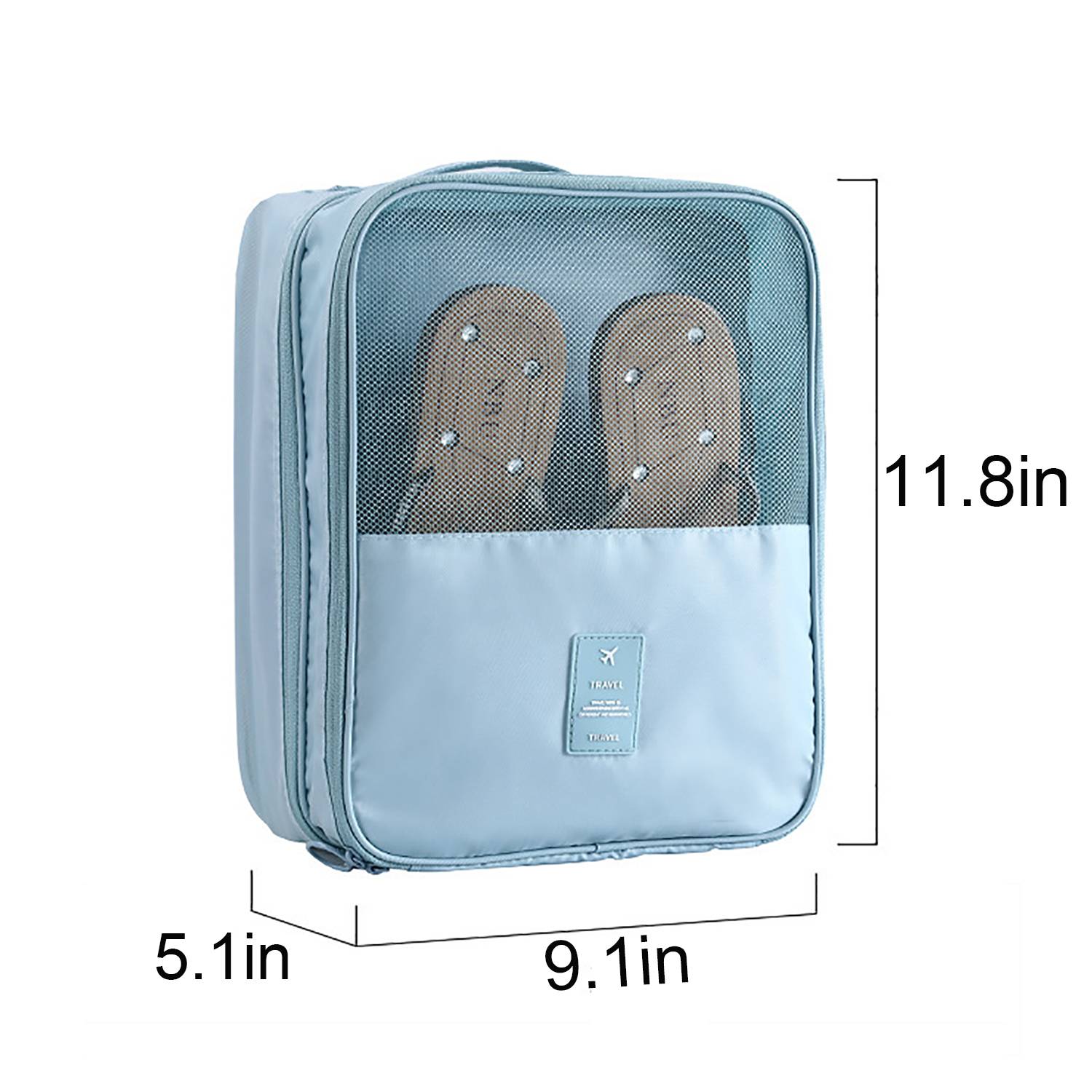 Travel Waterproof Double-Layer Dustproof Shoe Bag 3
