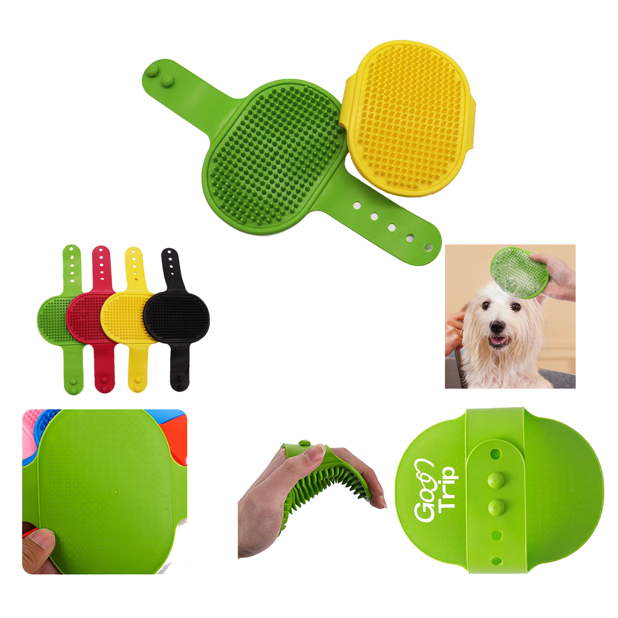Silicone Pet Hair Removal Massage Comb 3