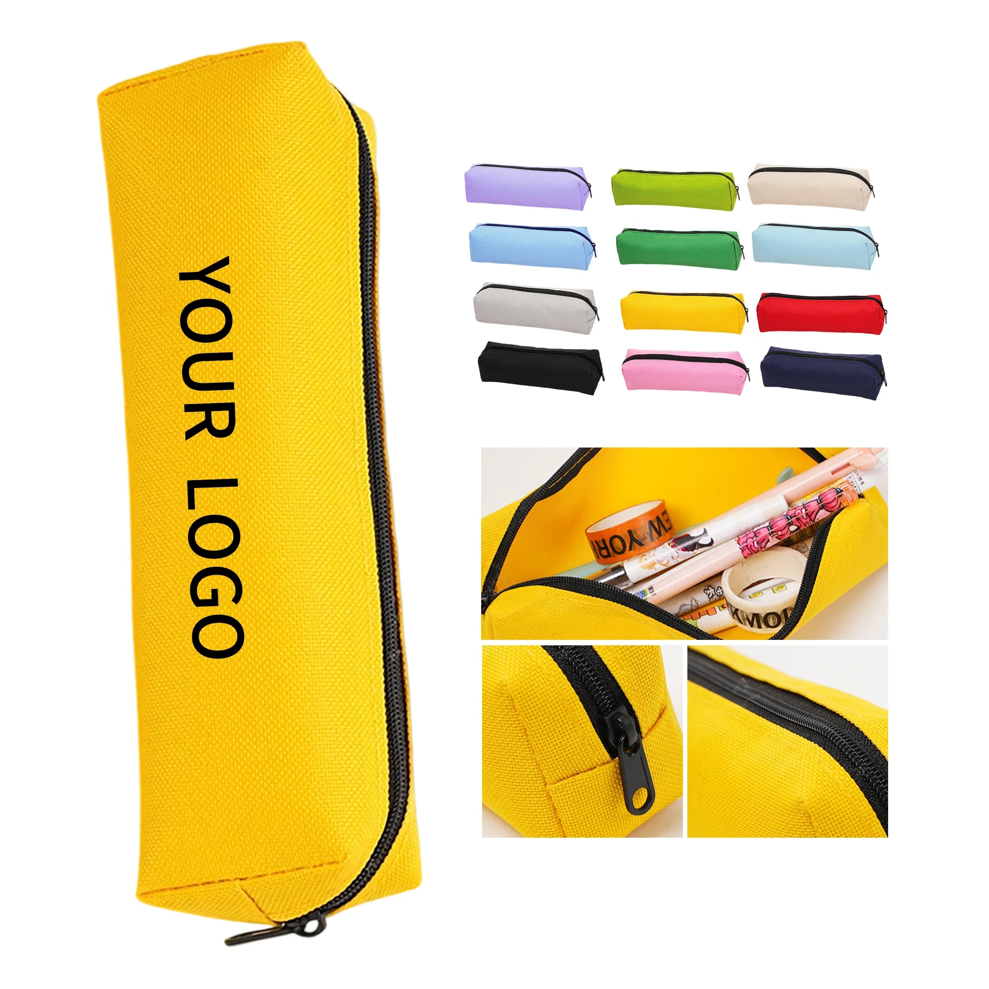 MOQ 50 Waterproof Oxford Pencil Case 18