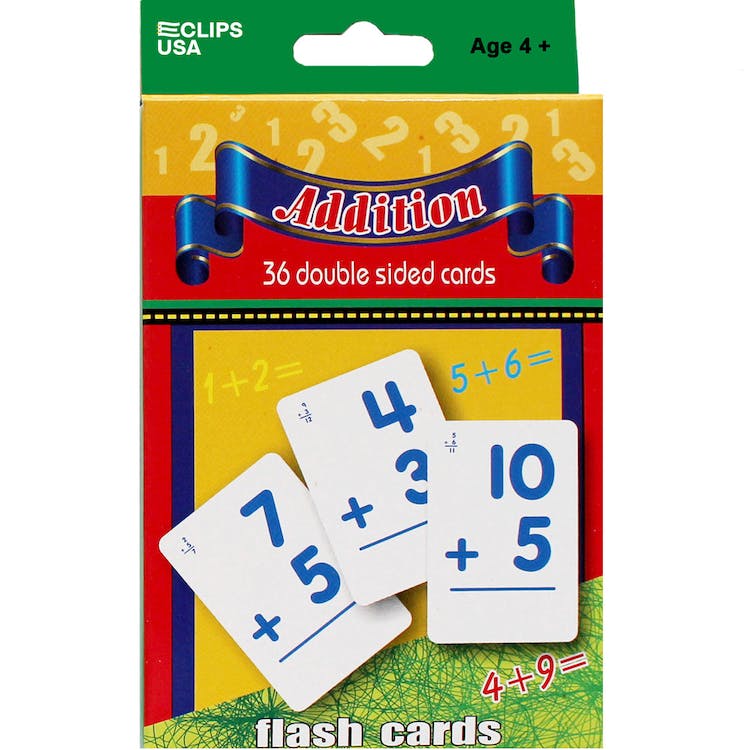Addition Flash Cards - 36 Cards 2