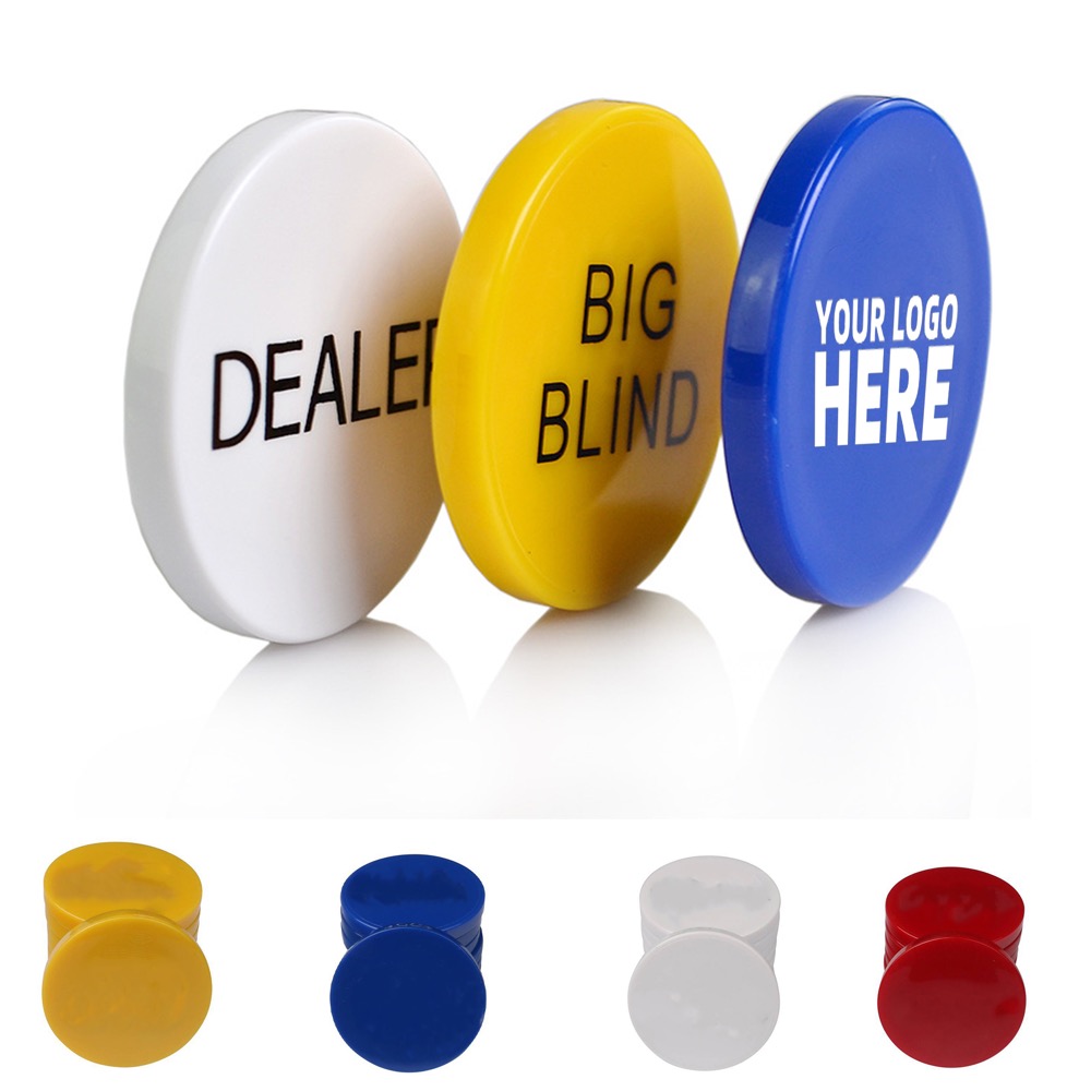 Dealer Plastic Poker Button 2