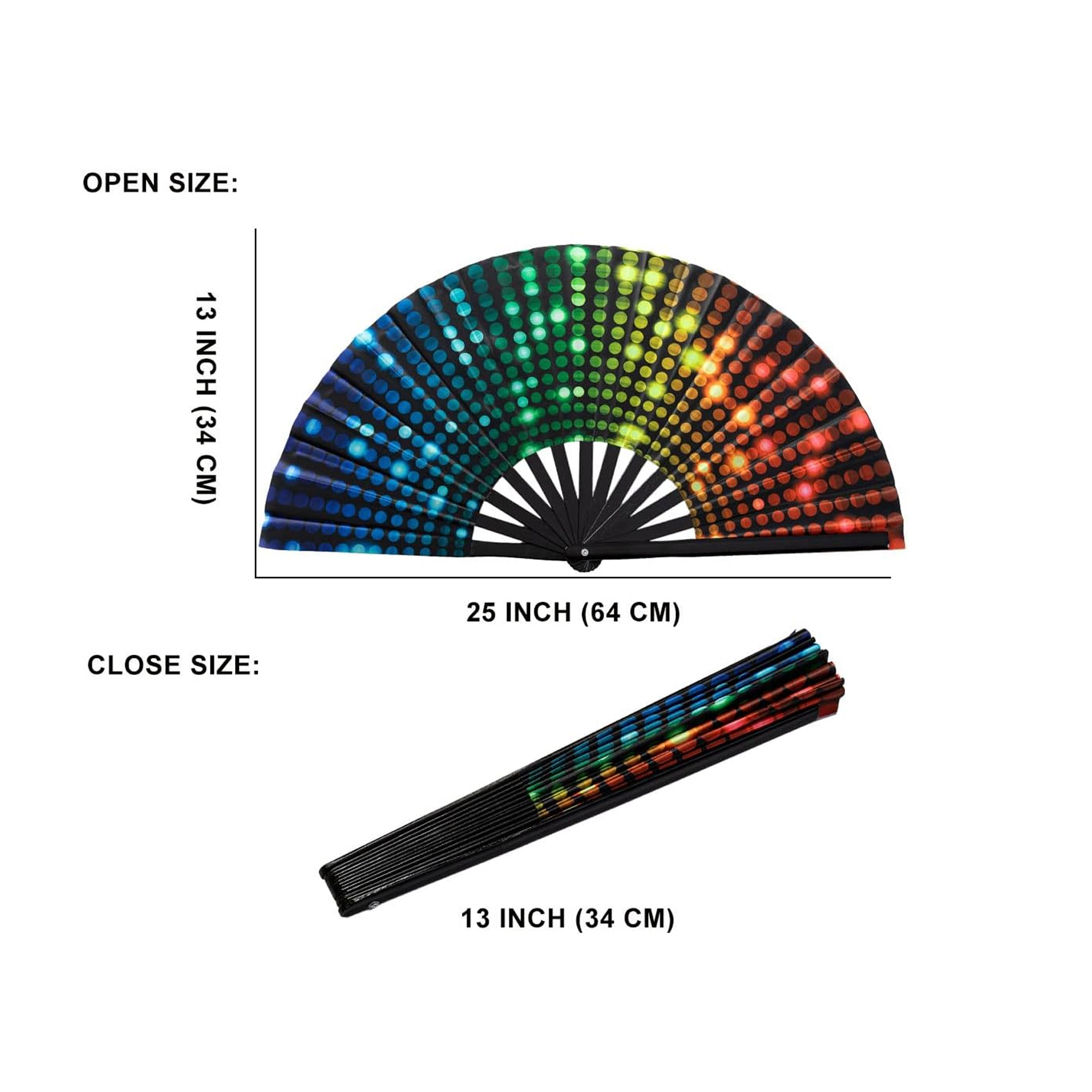 Folding Hand Rave Fan 2