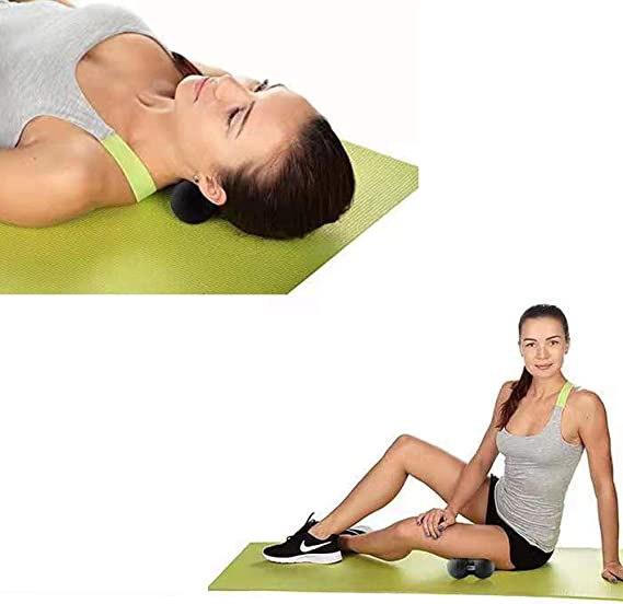 Double Massage Lacrosse Pin Rubber Solid Ball 5