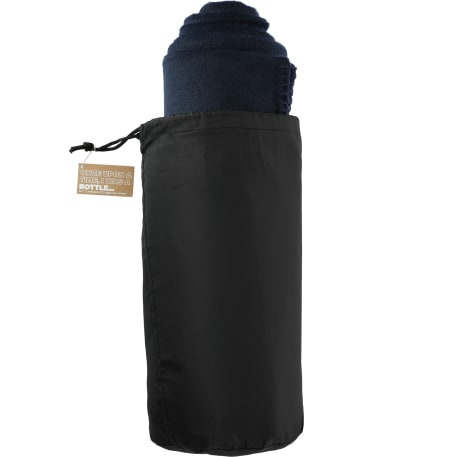 100% Recycled PET Fleece Blanket with RPET Pouch 47