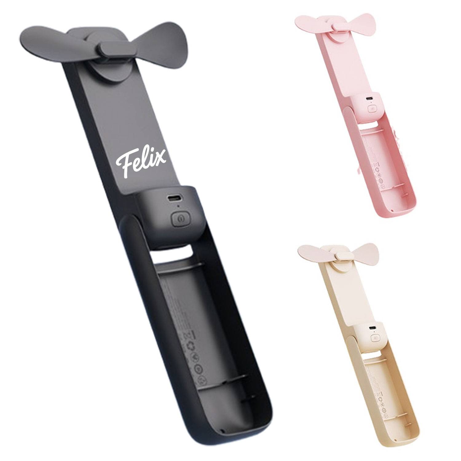Mini Foldable ABS Cooling Fan – Ultra-Quiet & Portable 8