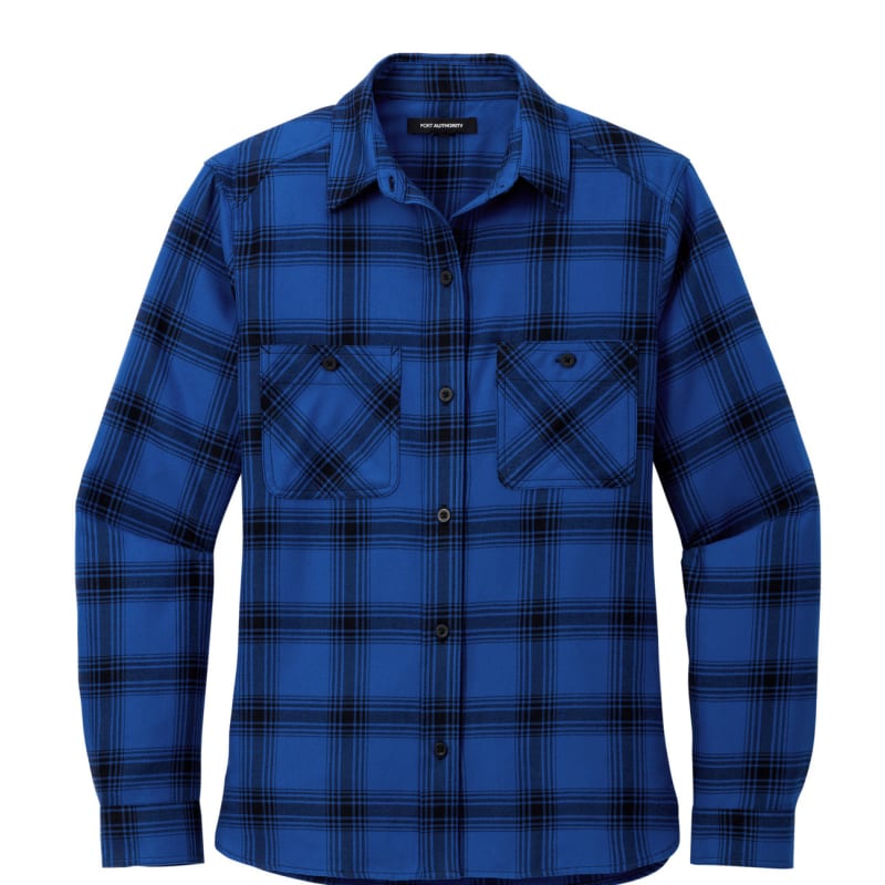Port Authority Ladies Plaid Flannel Shirt 10