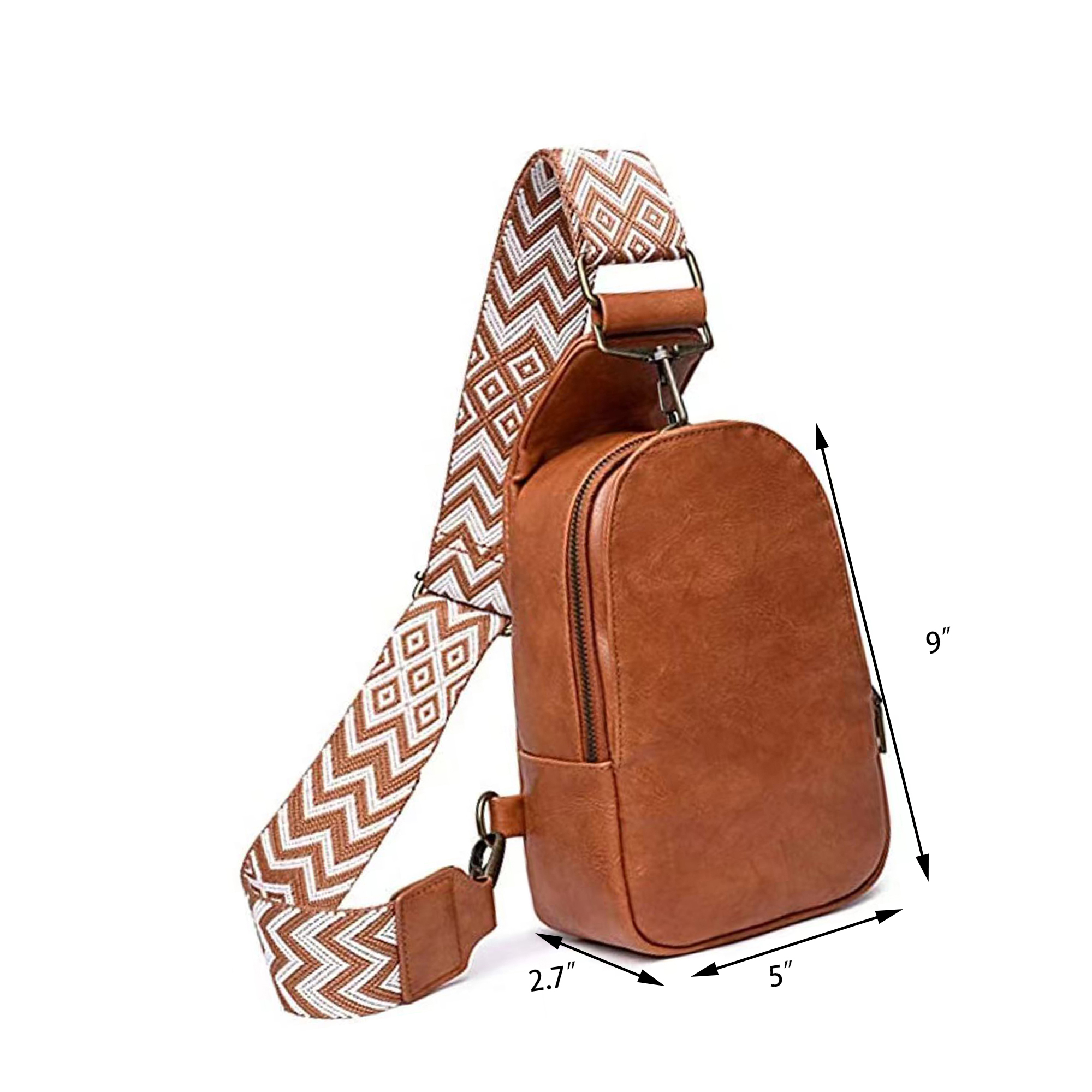 PU Leather Sling Belt Bag 2