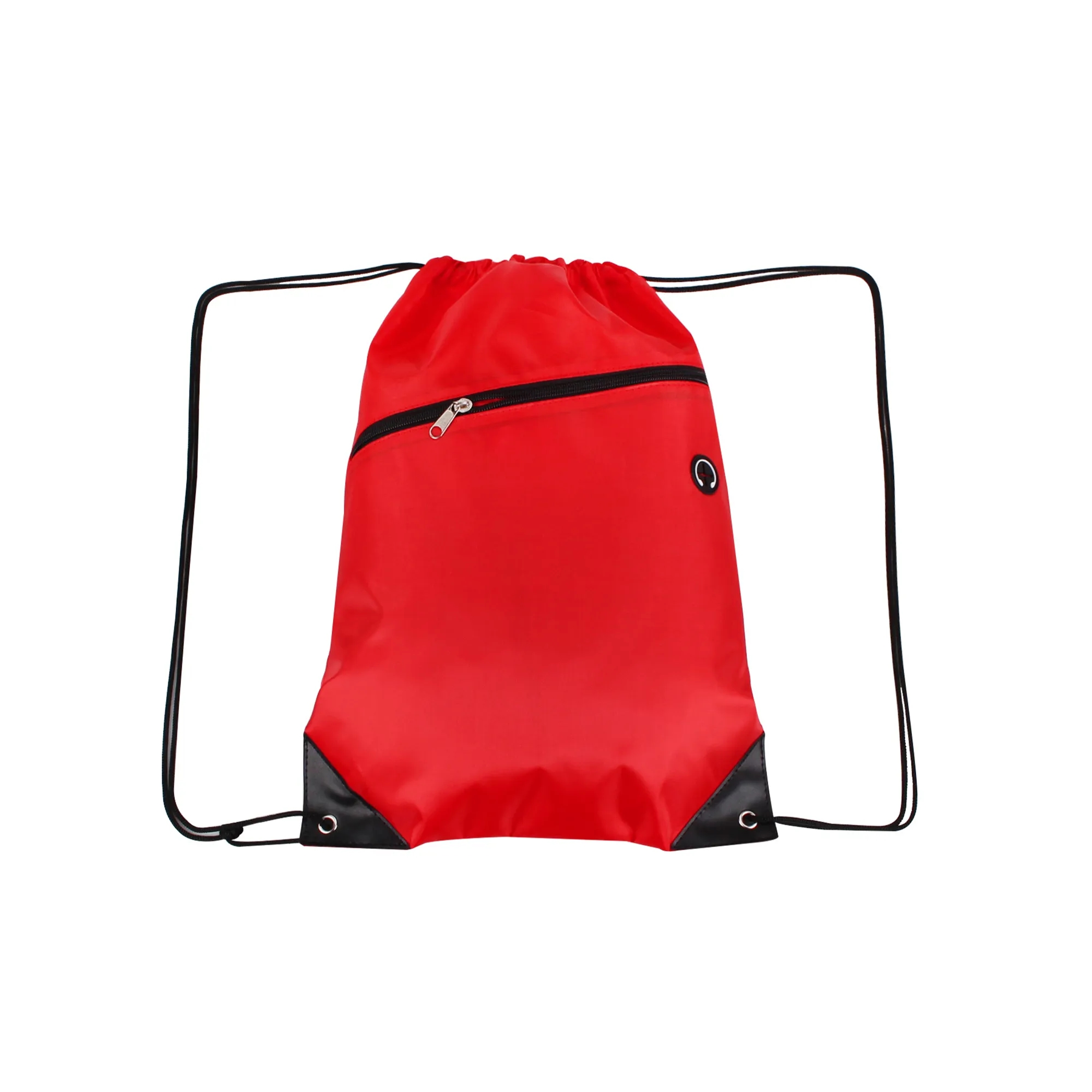 Drawstring Sports Pack with Front Zipper 6