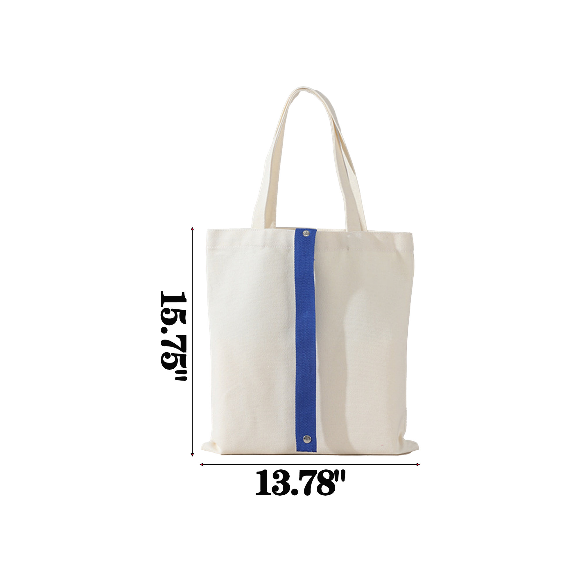 Durable Solid color Canvas Tote Bag, custom tote bag with logo imprint 4