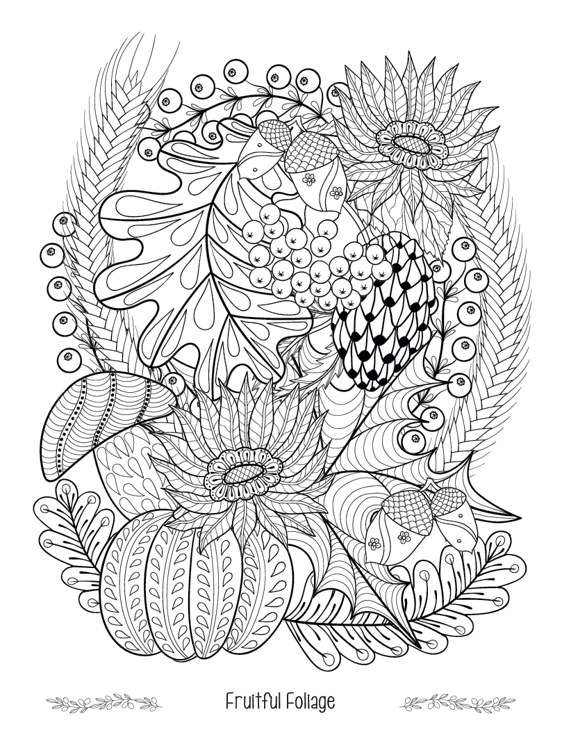 Good Value™ Floral Bliss Adult Coloring Book 19