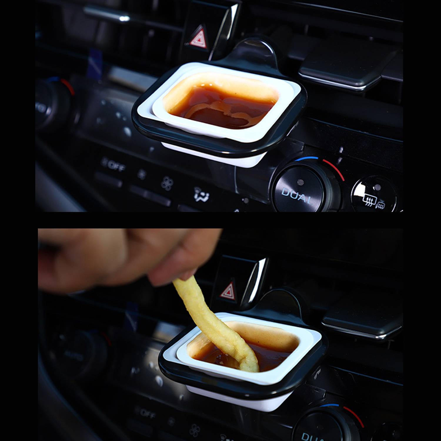 Universal Car Vent Sauce Holder 15