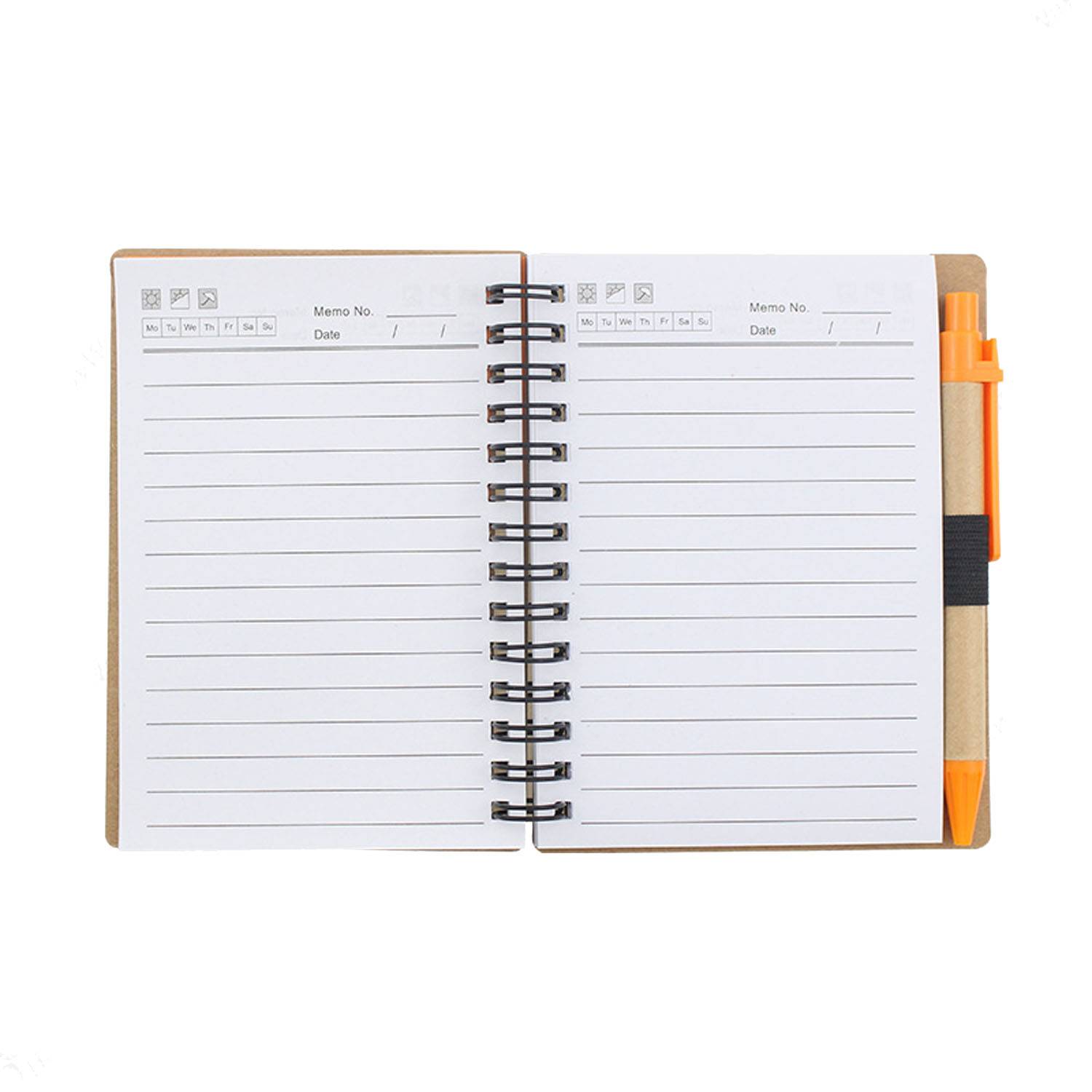 Kraft Paper Spiral Bound Notebook 4