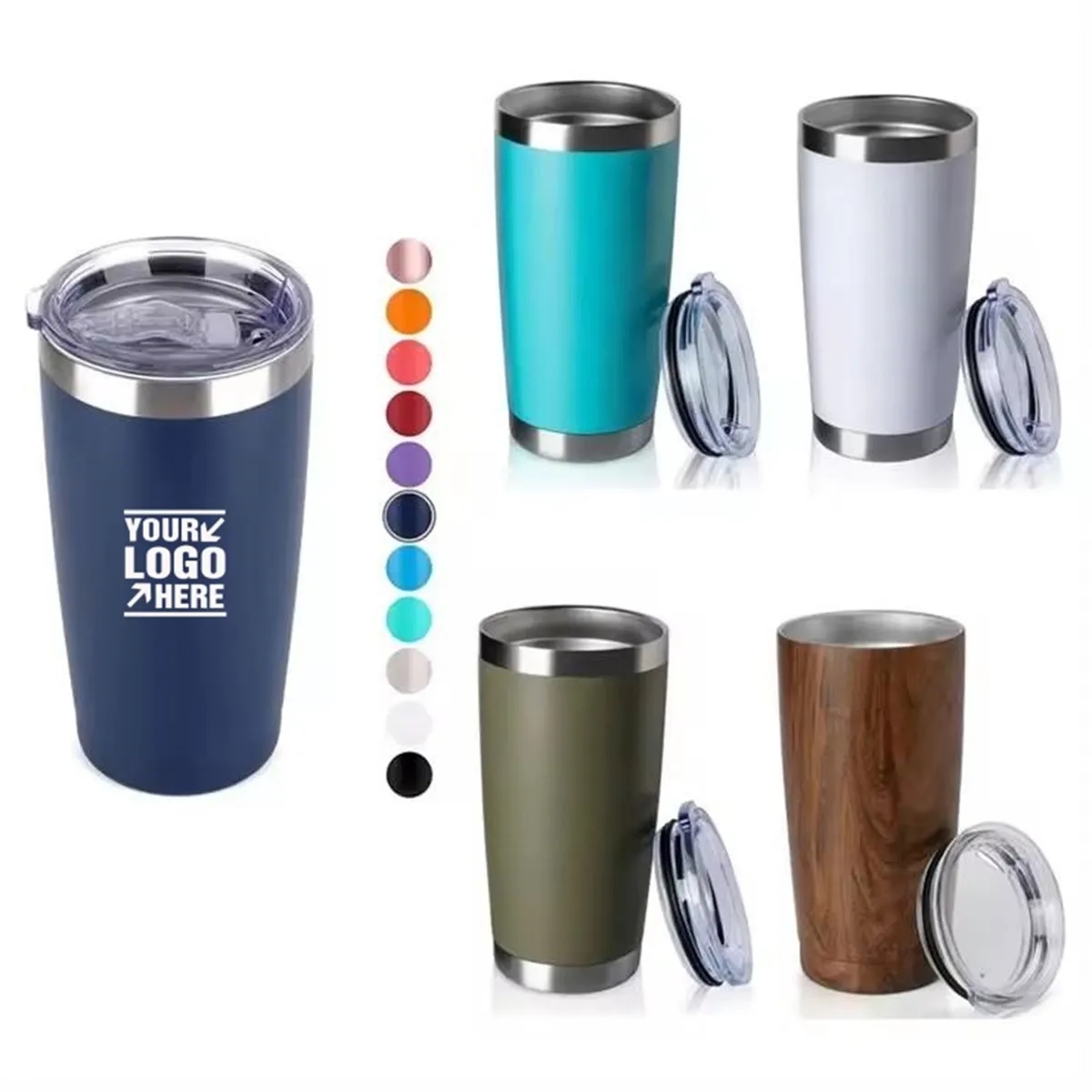 Yowie Vacuum Tumbler - 20 oz. - Powder Coat