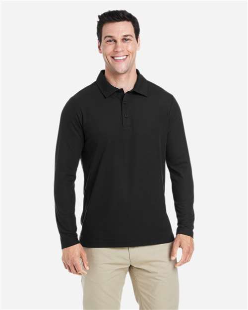Men's Fusion ChromaSoft™ Long Sleeve Pique Polo - CE112L 19