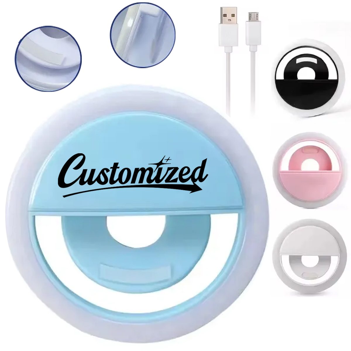 Clip On Selfie Ring Light 8