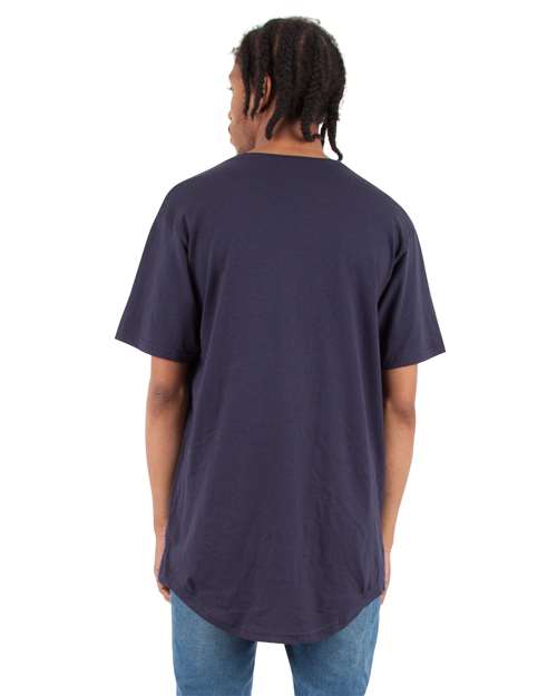 Unisex Curved Hem Long T-Shirt - SHCLT 21
