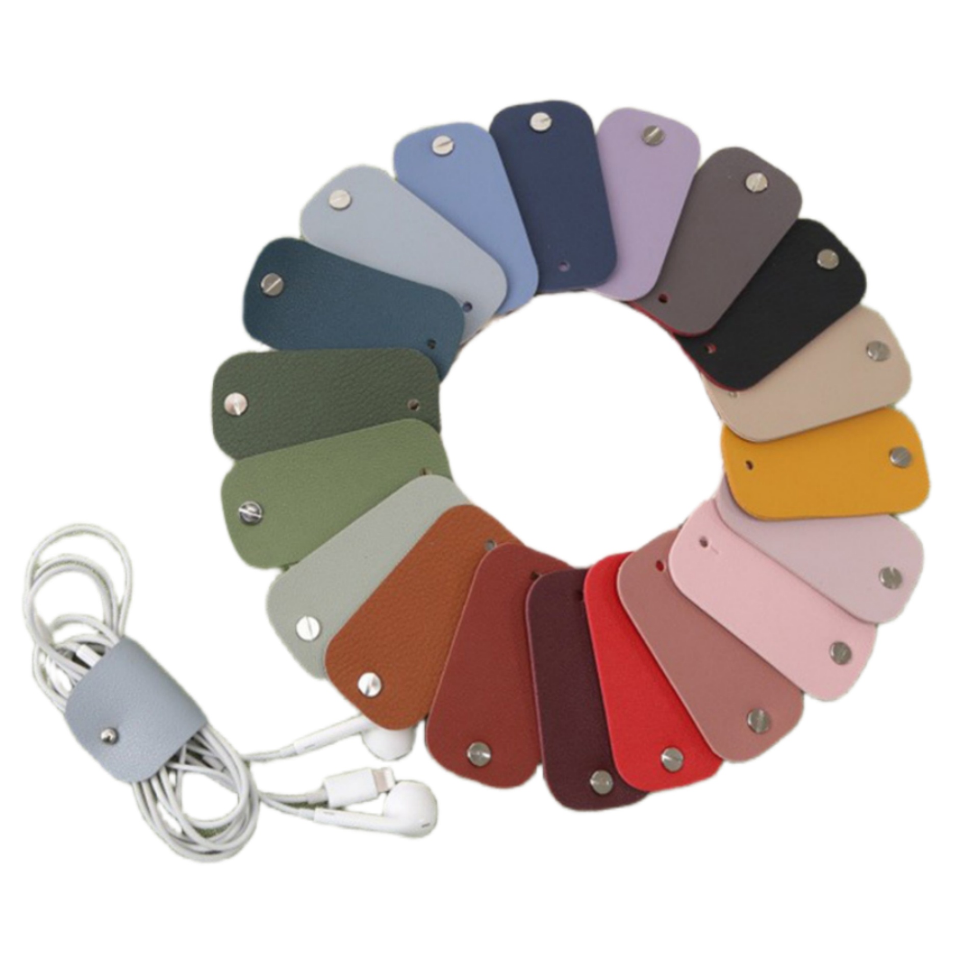 PU Leather Cord Organizer 2