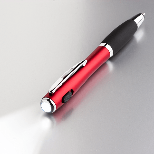 Curvaceous Stylus Ballpoint With Light 19