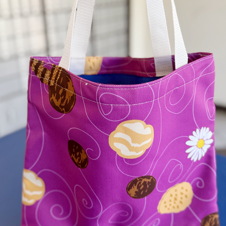 Colored Liner Medium Flat Tote (14"H x 14"W) 2