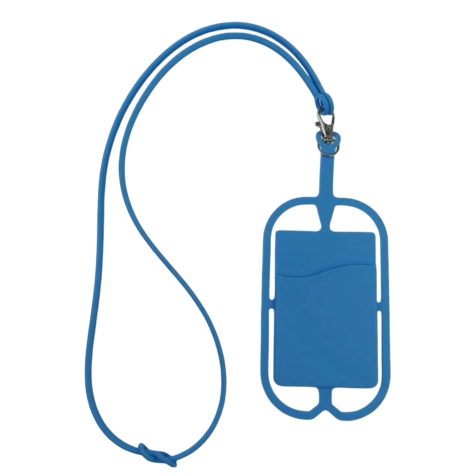 Silicone Card Slot with Lanyard Phone Holder 10