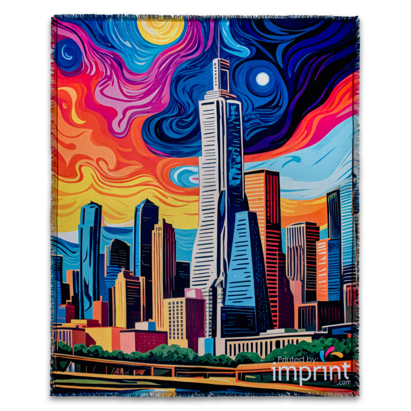50" X 60" Custom Woven Throw Blanket 6
