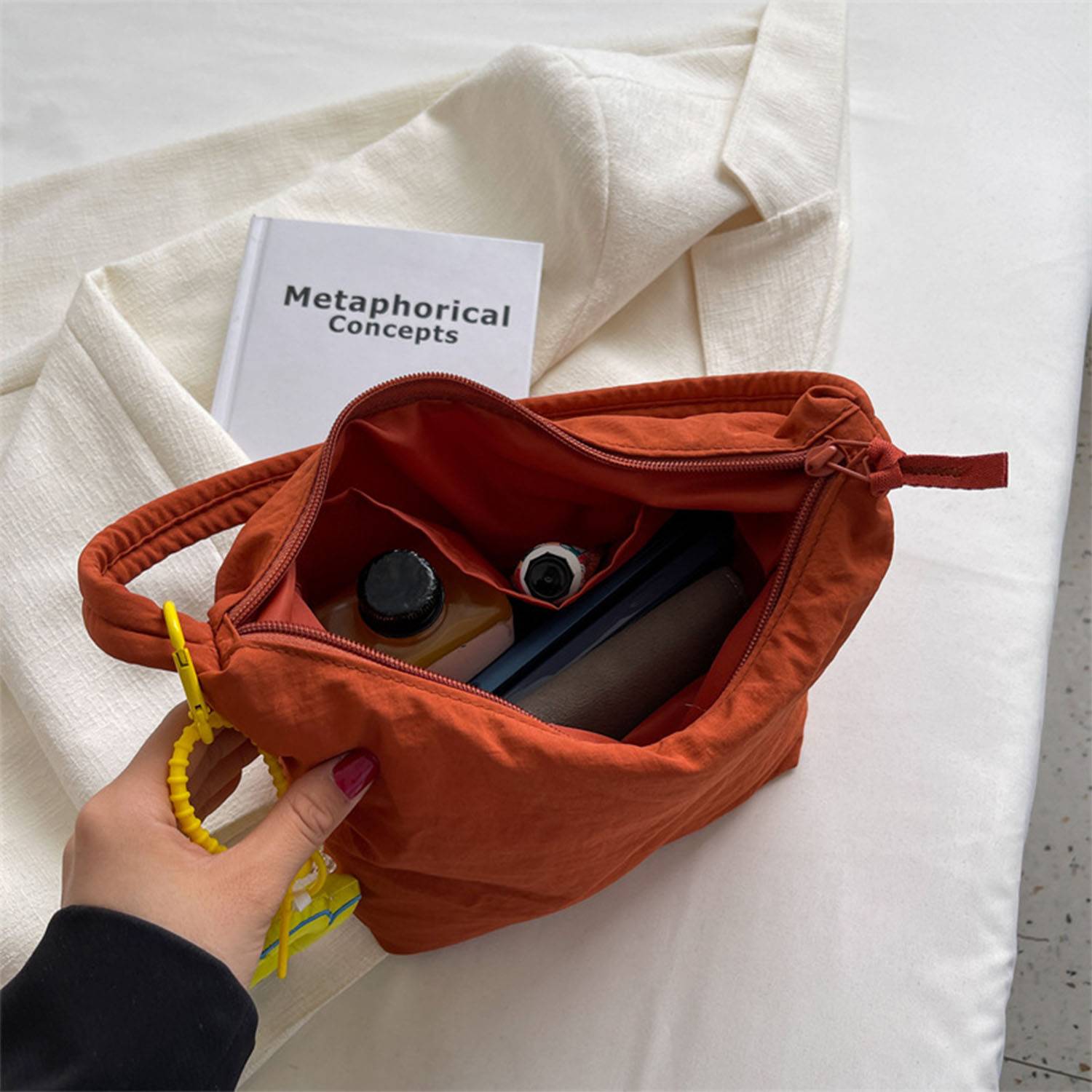 Large capacity nylon fabric women's Tote bag 5