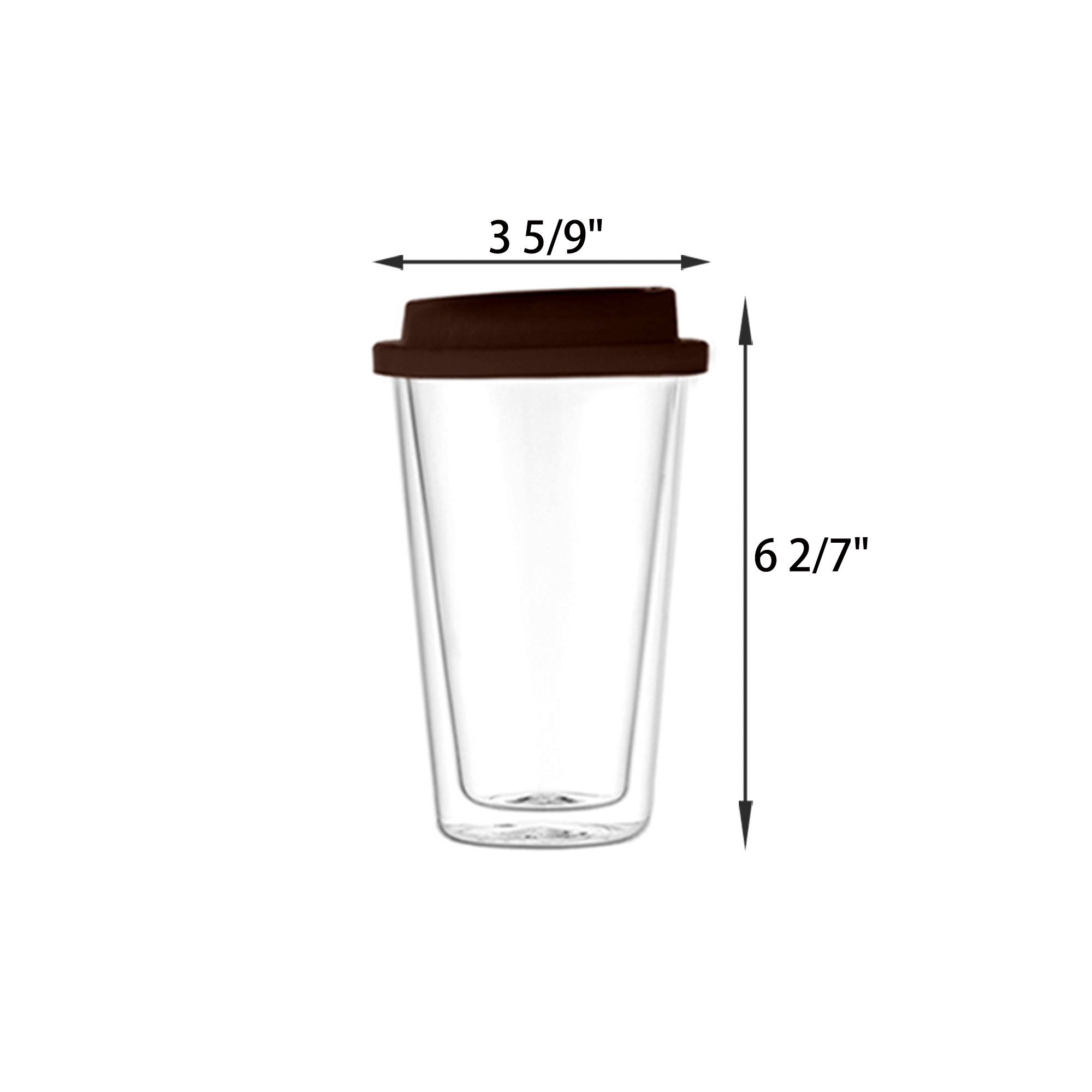 12OZ Borosilicate Glass Water Cup 3