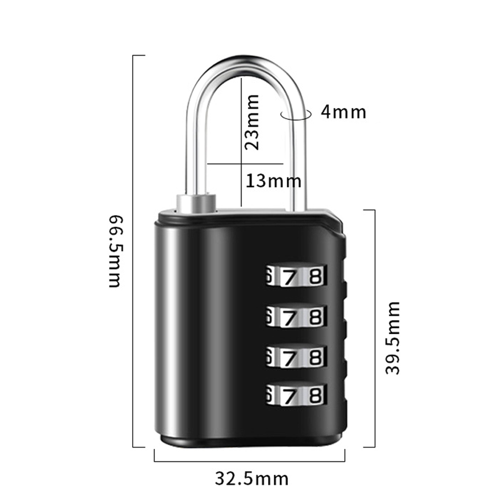 CodeGuard Zinc Alloy Security Padlock 2