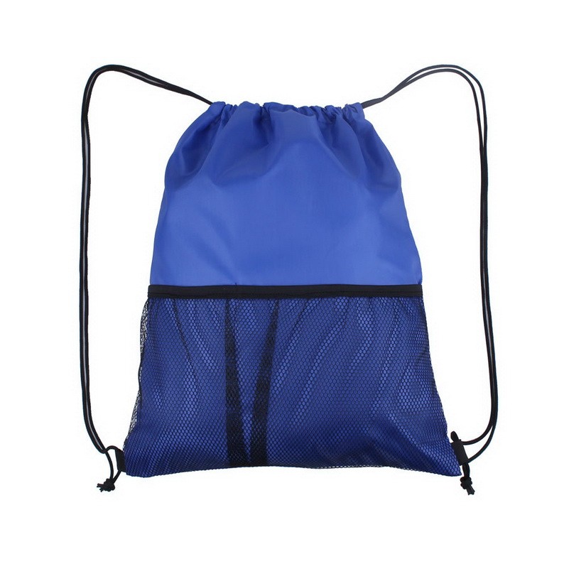 Drawstring Backpack with Mesh Pocket 5
