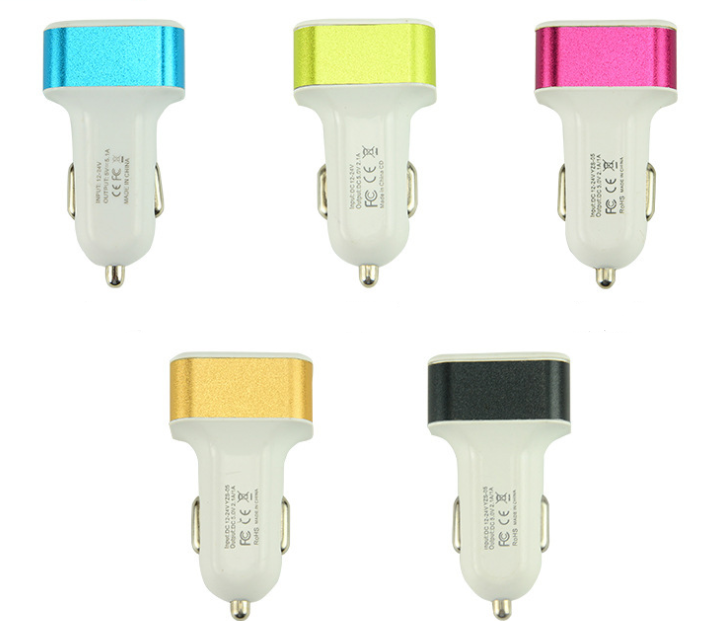 3 Port USB Car Charger 5