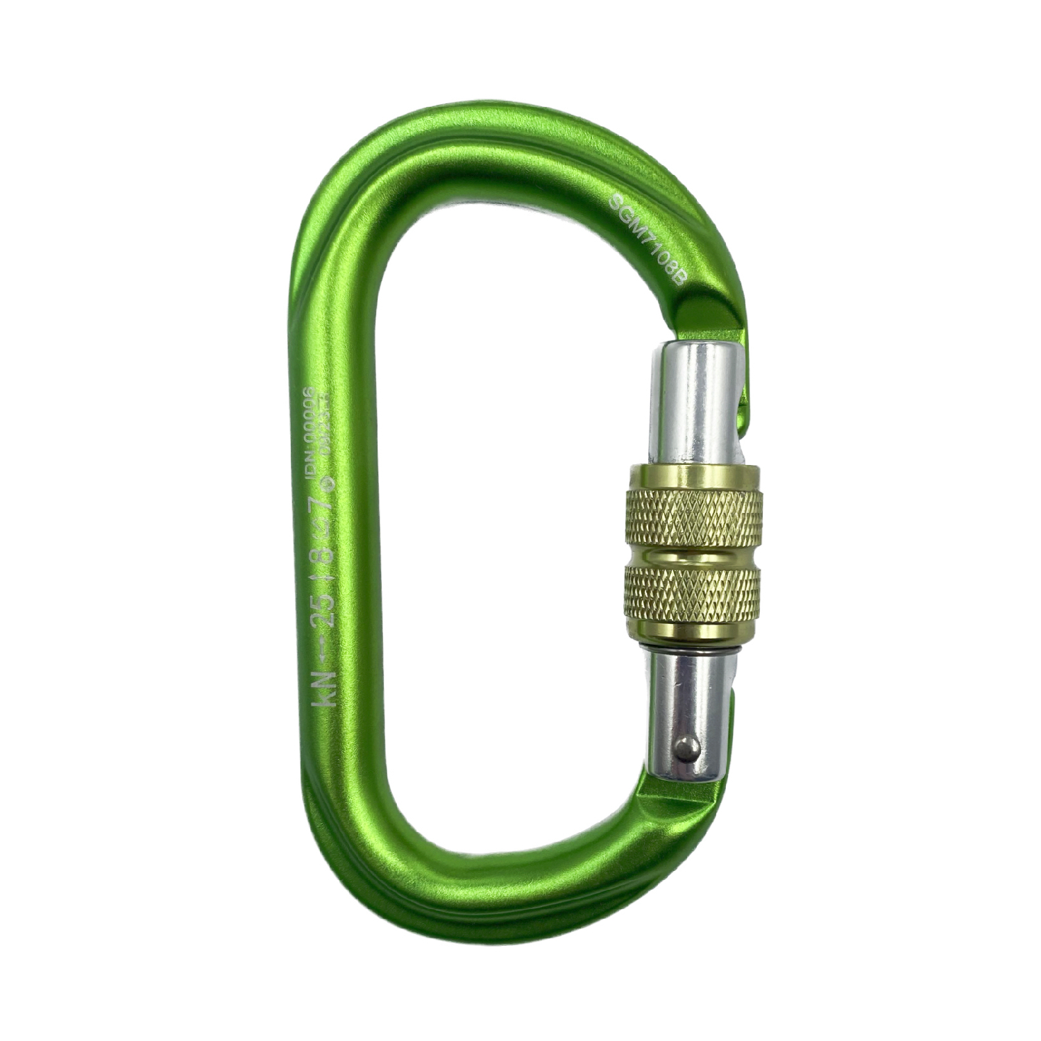 D Ring Screw Gate Aluminum Carabiner 2