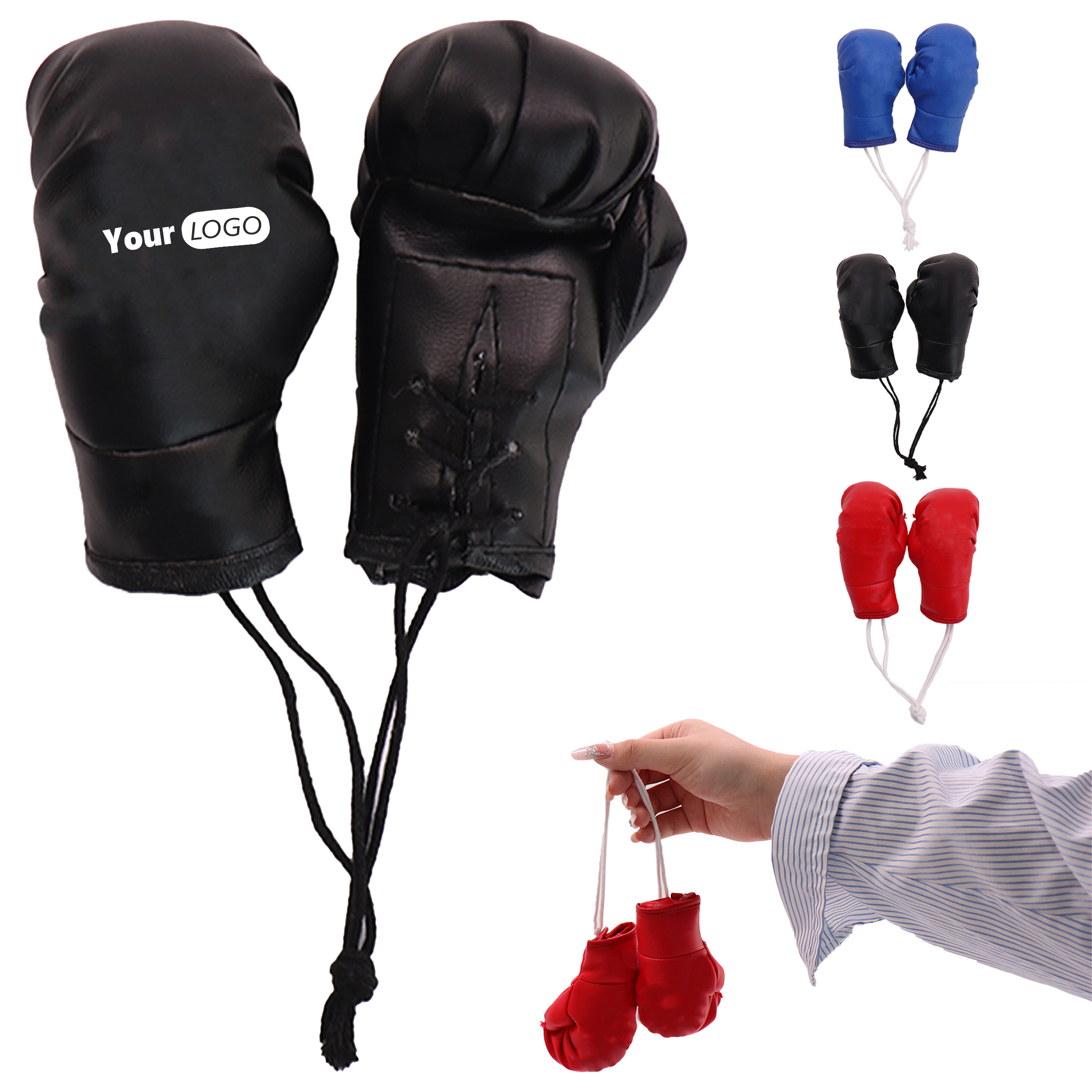 Pvc Simulation Boxing Glove Keychain 2