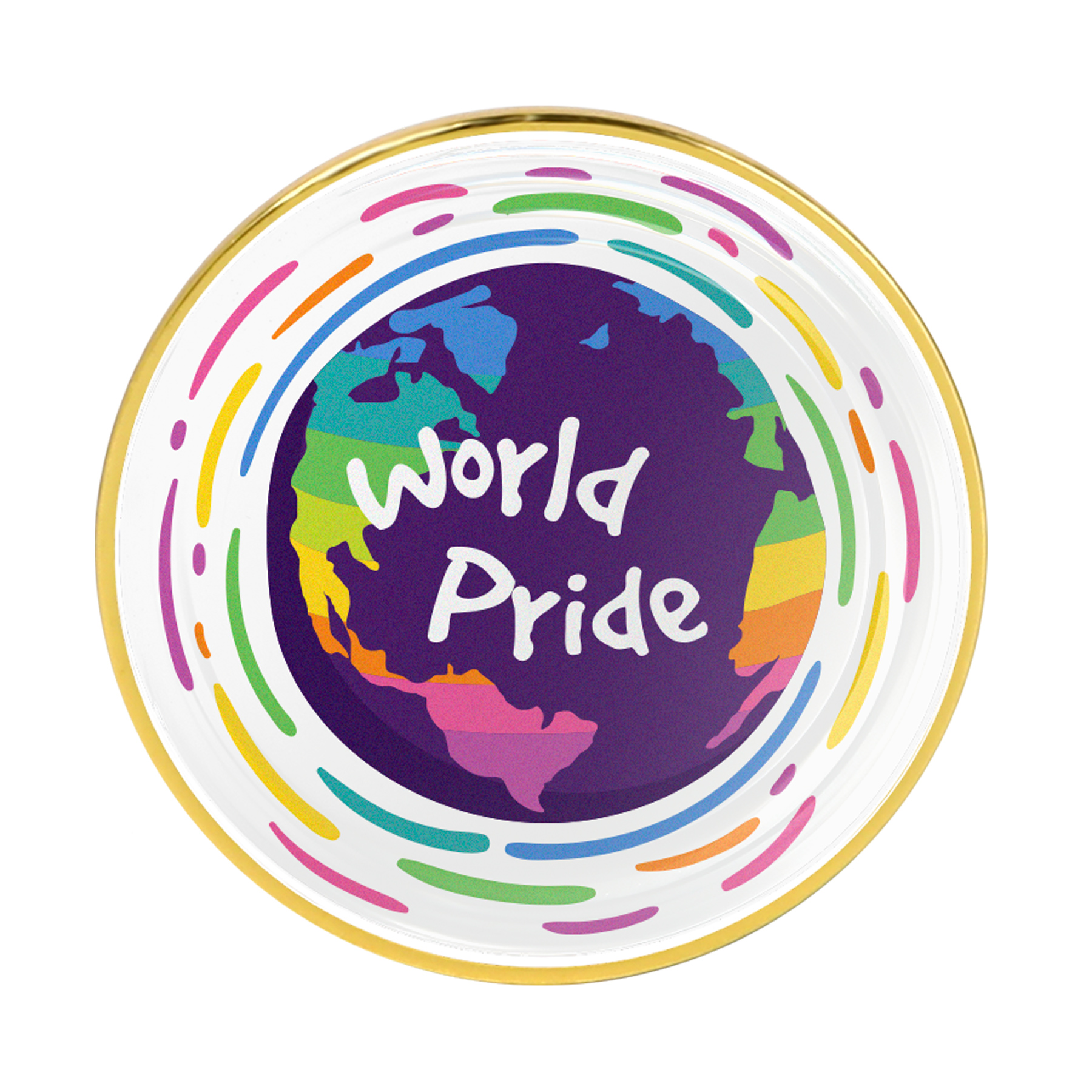1.2" Round Domed Lapel Pin 3