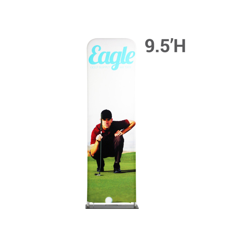 Tube-style Banner 2ft. Base x 9.5ft. Double Sided 1