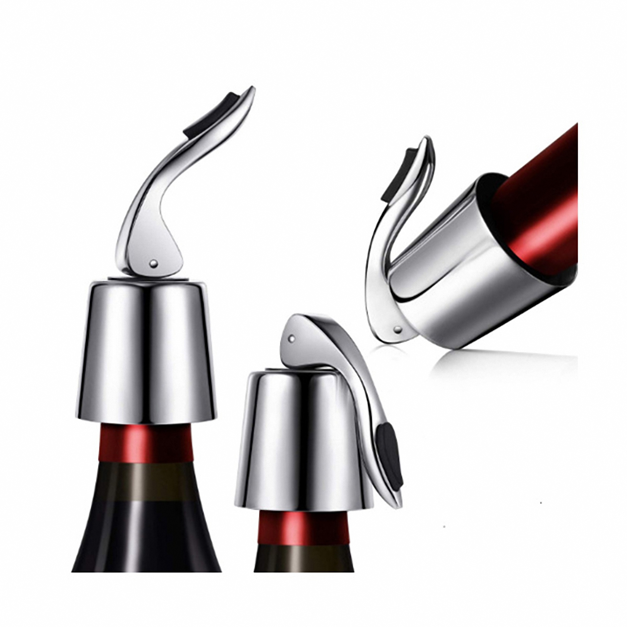 Premium Stainless Steel Wine Bottle Stopper 5