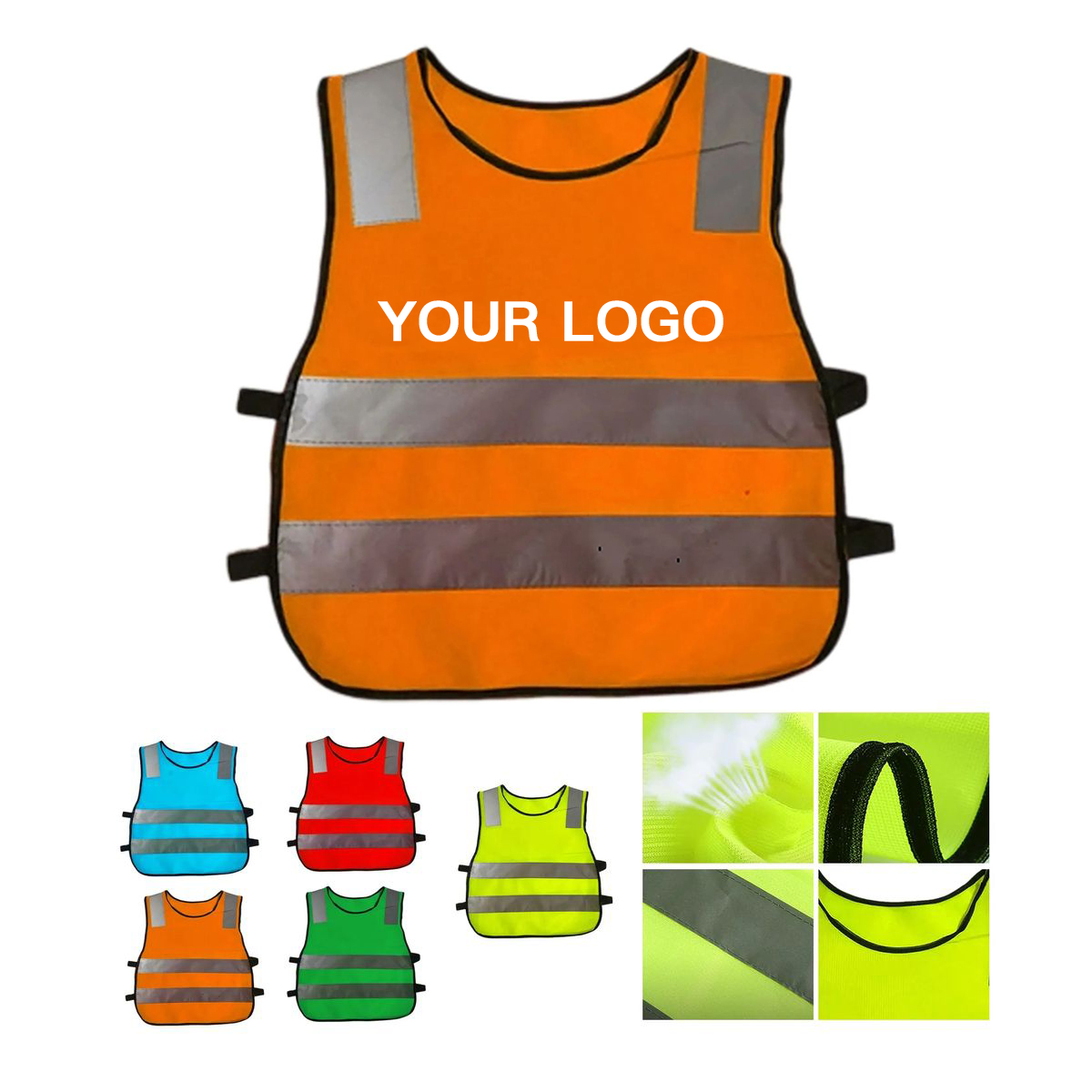 Children Reflective Vest for Outdoor Night Visibility 2