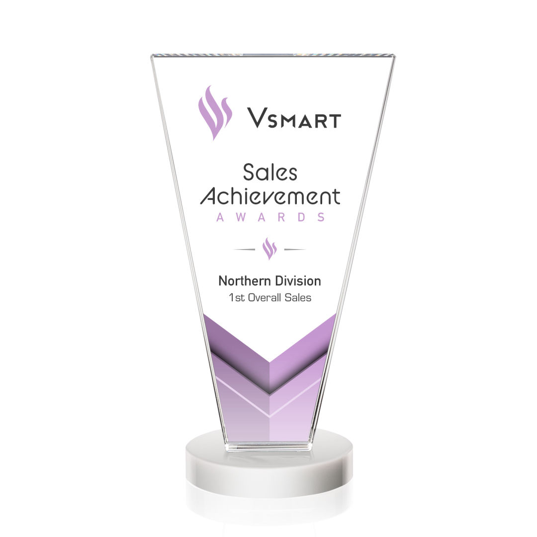 Burney VividPrint™ Award - White 5