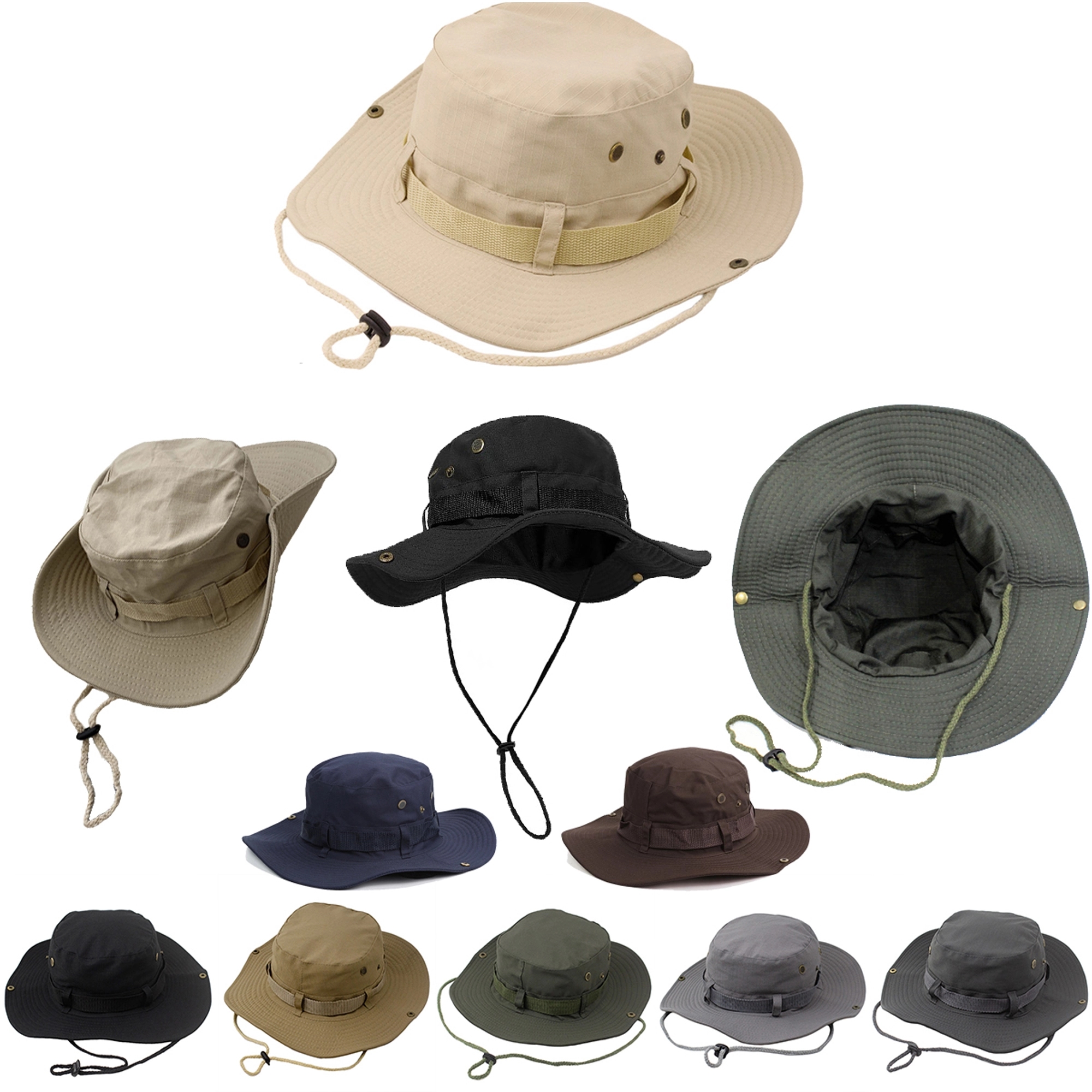 Wide Brim Fishing Cap