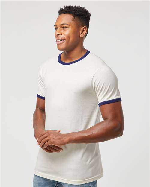 Unisex Fine Jersey Ringer T-Shirt - 246 8