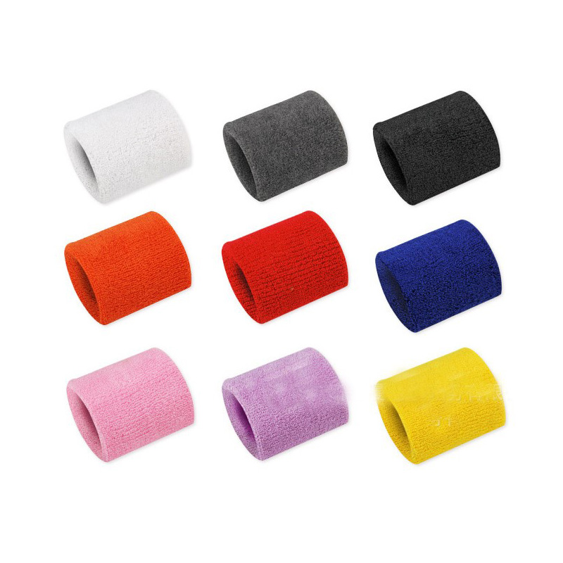 Colorful Cotton Unisex Sport Sweatband Wristband 3