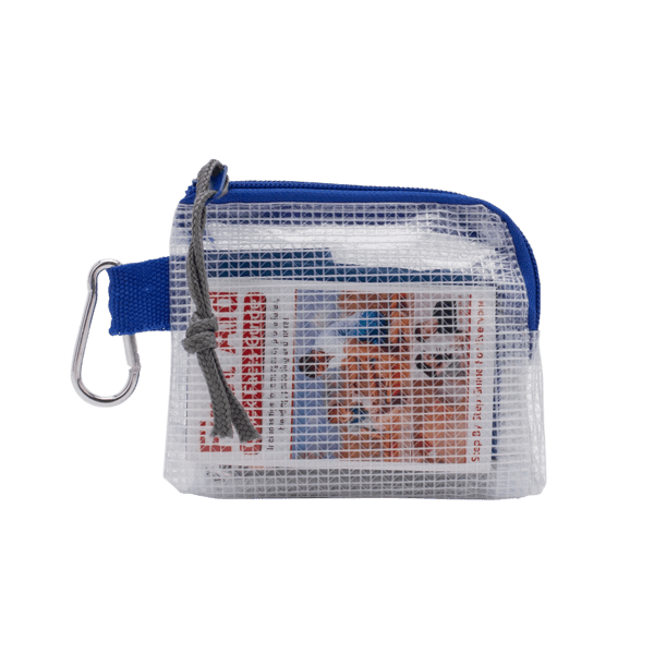 Outdoor Safety & First Aid Kit in a Zippered Clear Nylon Bag 1