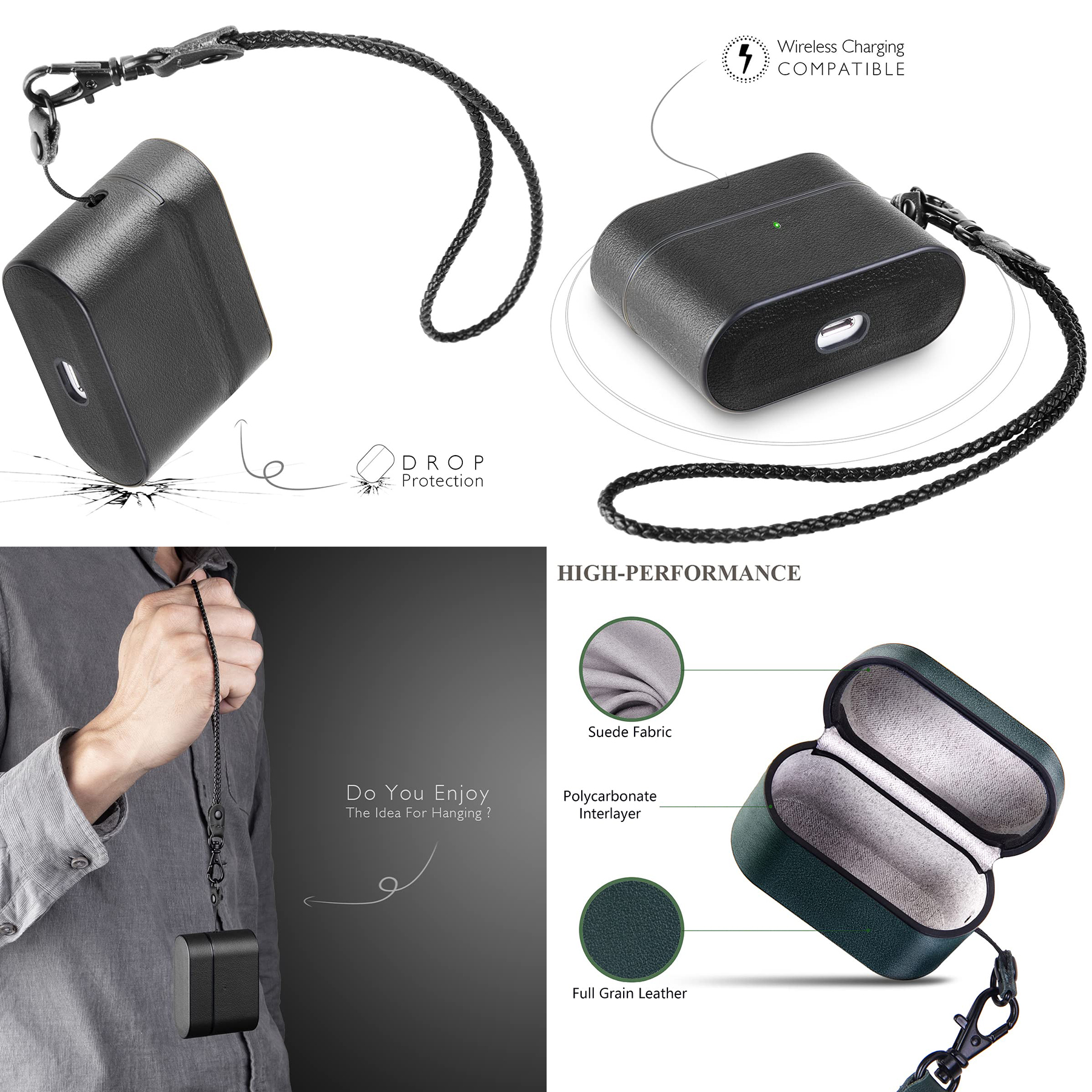 Leather Case for Airpods 3 2