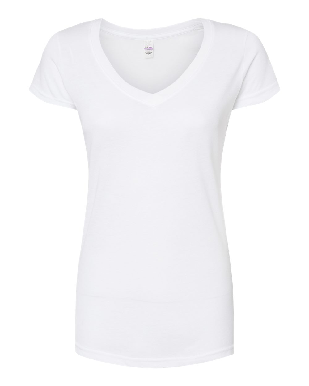 Women's Poly-Rich V-Neck T-Shirt - 244 8