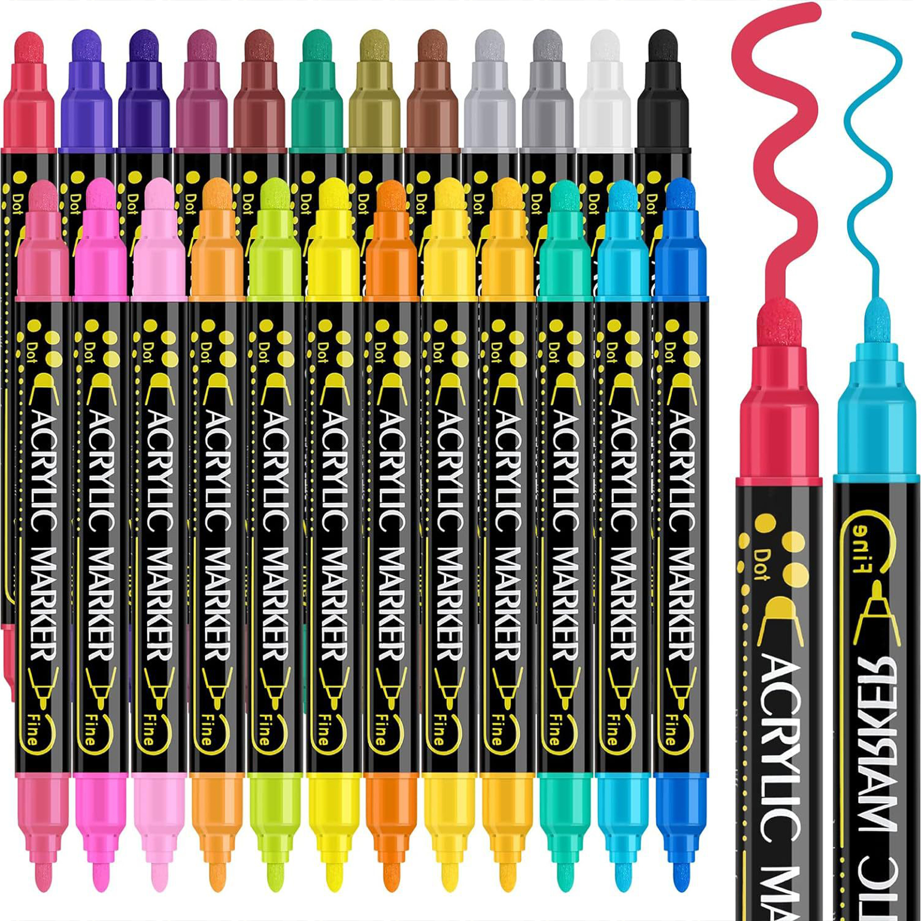 Plastic 36 Color Brushes 4