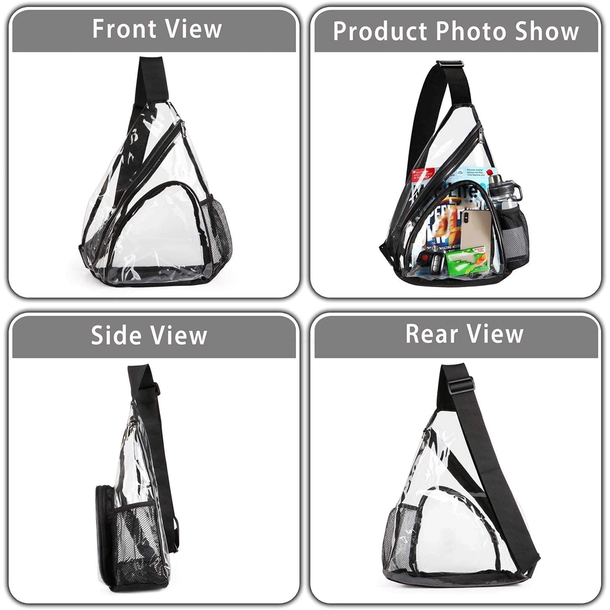 Clear Pvc Sling Bag 5