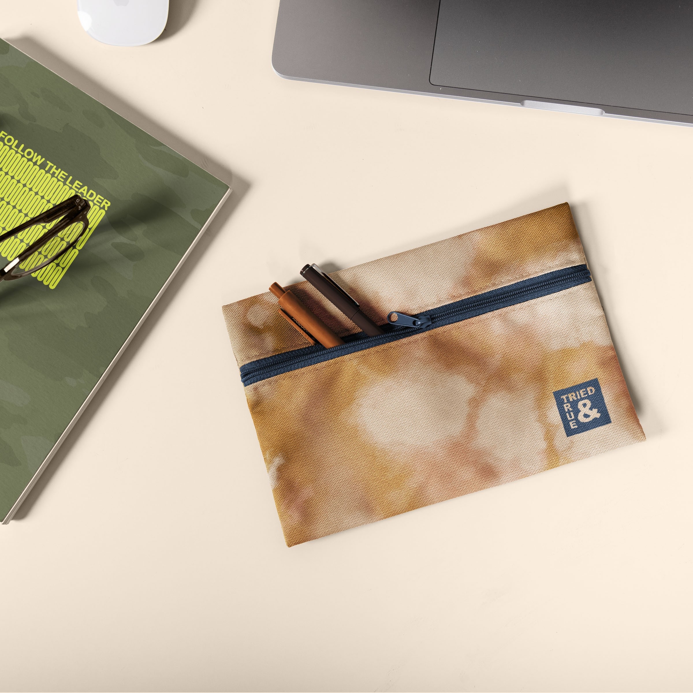 ZIP FRONT POUCHES - 4CP 1000D RPET - MEDIUM